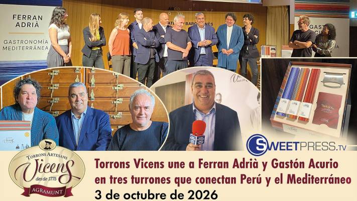 Torrons Vicens une a Ferran Adrià y Gastón Acurio en sus nuevos turrones