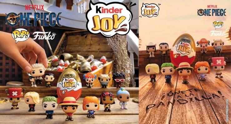 Kinder Joy renueva su catálogo de sorpresas aliándose con One Piece y Funko Pop