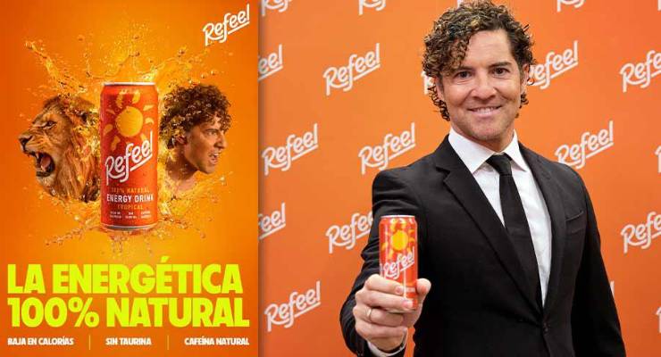 David Bisbal protagoniza el lanzamiento de Refeel, la bebida energética de Mahou San Miguel
