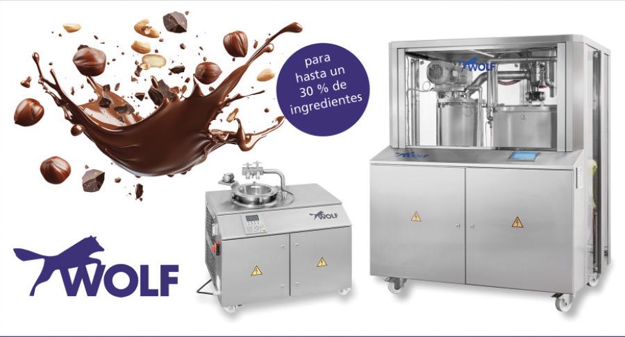 Wolf Spezialmaschinen: Templado “perfecto” del chocolate para requisitos especiales