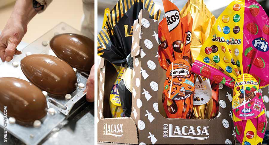 Lacasa acelera la producción de huevos de Pascua en plena campaña
