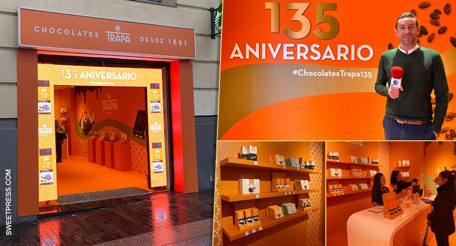 Chocolates Trapa celebra sus 135 años con su primera pop-up en Madrid