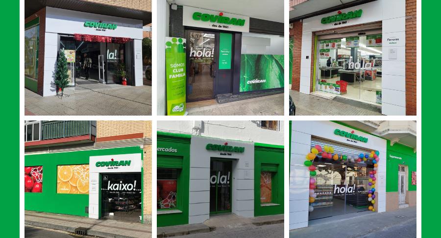 Covirán inauguró nueve centros nuevos en diciembre en cinco comunidades autónomas