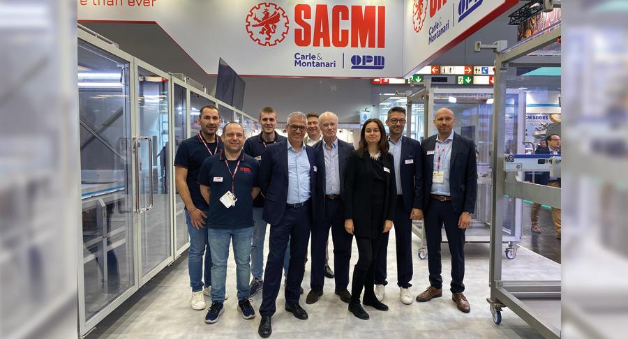 Repco, en el stand de su representada Sacmi