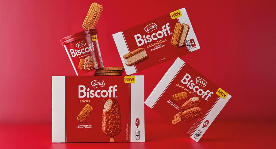 Froneri lanza en España la nueva gama de helados de Lotus Biscoff 