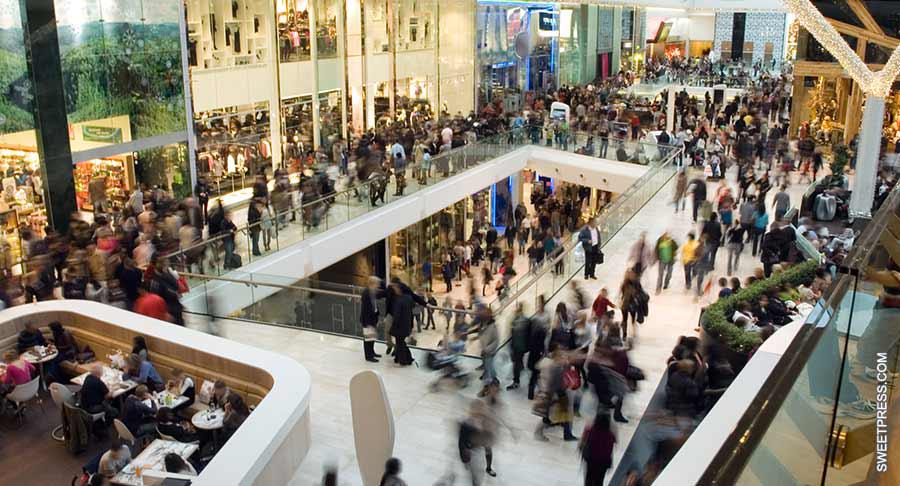 Las visitas a los centros comerciales aumentan un +2,8% hasta noviembre