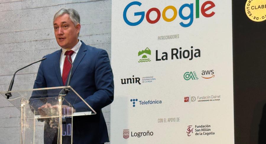 José Luis Pérez Pastor, consejero de Cultura, Turismo, Deporte y Juventud del Gobierno de la Rioja