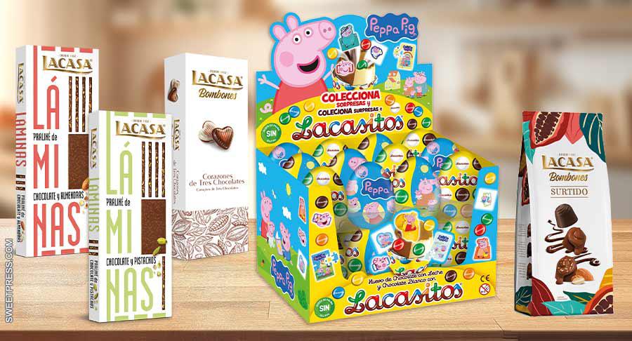 Grupo Lacasa amplía su catálogo con el Huevo de Lacasitos de Peppa Pig y nuevas propuestas de praliné