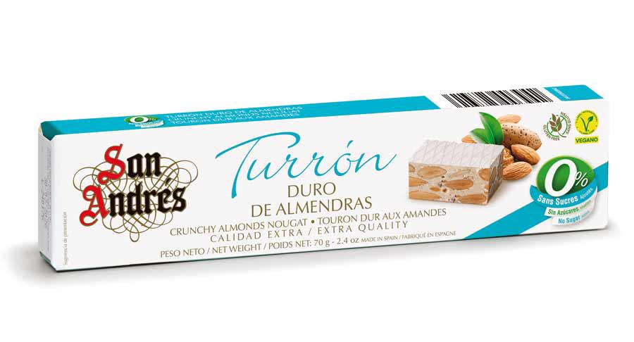 Turrón Duro de Almendras, de San Andrés