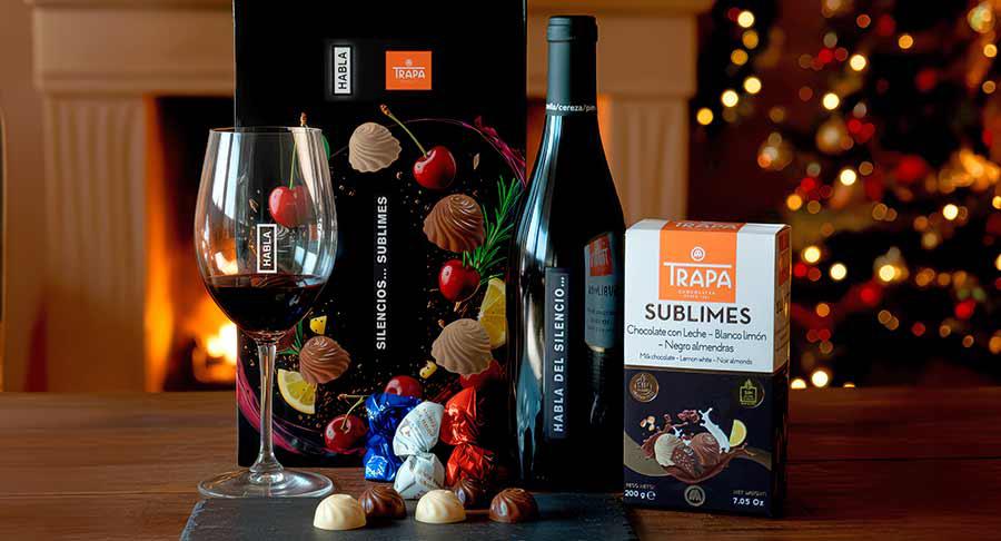 Chocolates Trapa lanza el “regalo gourmet perfecto” para Navidad junto a Bodegas Habla
