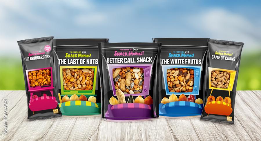 Dia lanza una gama de snacks inspirada en series de televisión