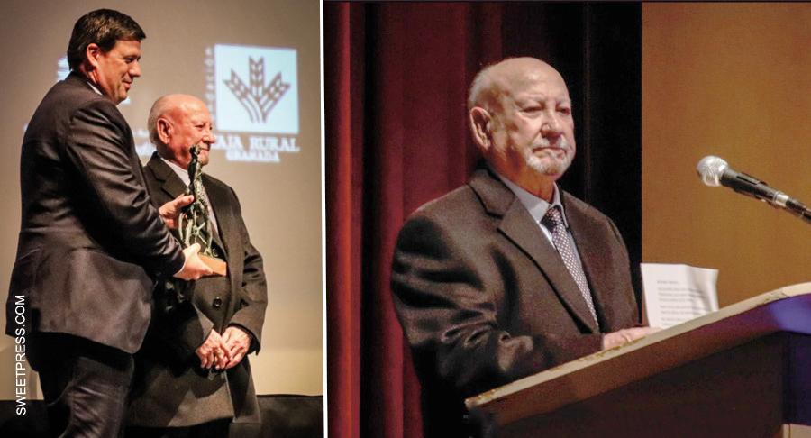 Antonio Rodríguez Cascales, de El Elefante Rosa, Premio a la Trayectoria Empresarial en Guadix