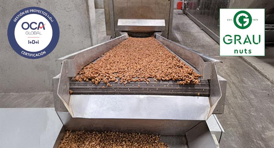 Grau Nuts recibe la certificación de Innovación Tecnológica