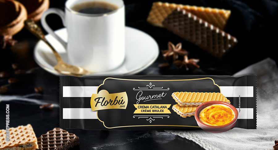 Florbú lanza un nuevo wafer con crema catalana