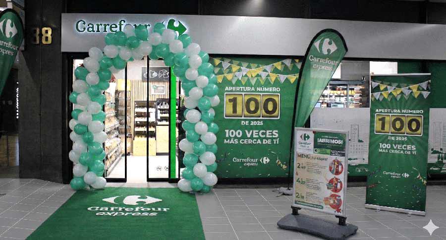 Carrefour cierra 2025 con 100 aperturas