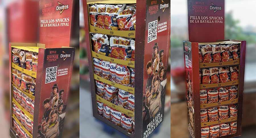 Aperitivos Snack da visibilidad a la campaña de Doritos y Cheetos con Stranger Things