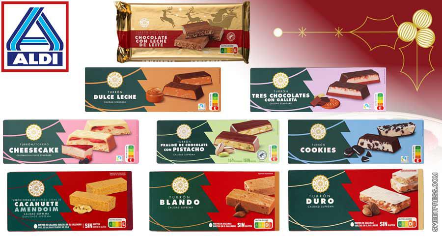 Aldi presenta su gama de Navidad con turrones desde 1,45 euros