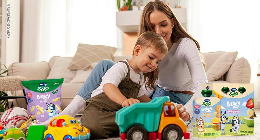 Bluey llega a los snacks de Hero Solo con nuevas bolsitas, puffs y cookies