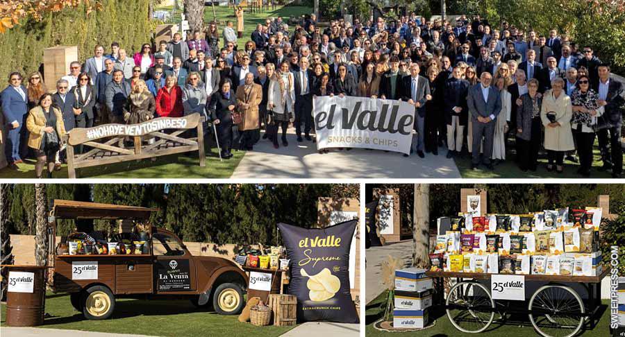 Snacks El Valle celebró su 25 aniversario con un evento corporativo