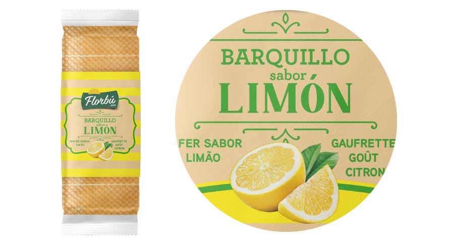 Barquillo Sabor Limón, de Florbú