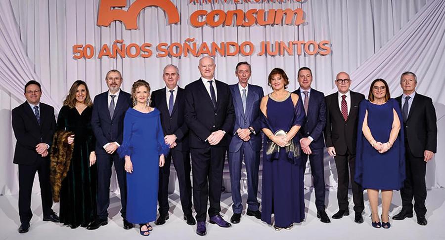 Consum conmemoró sus 50 años de trayectoria con una gala en Valencia