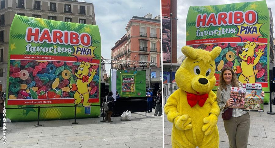 Haribo toma la Plaza del Callao de Madrid con su universo “Pika” 