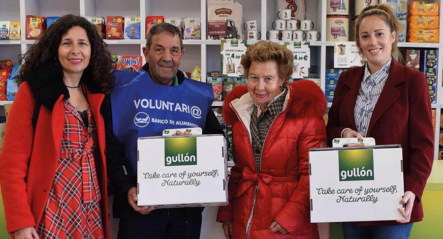 Galletas Gullón dona 19 toneladas de sus productos a bancos de alimentos