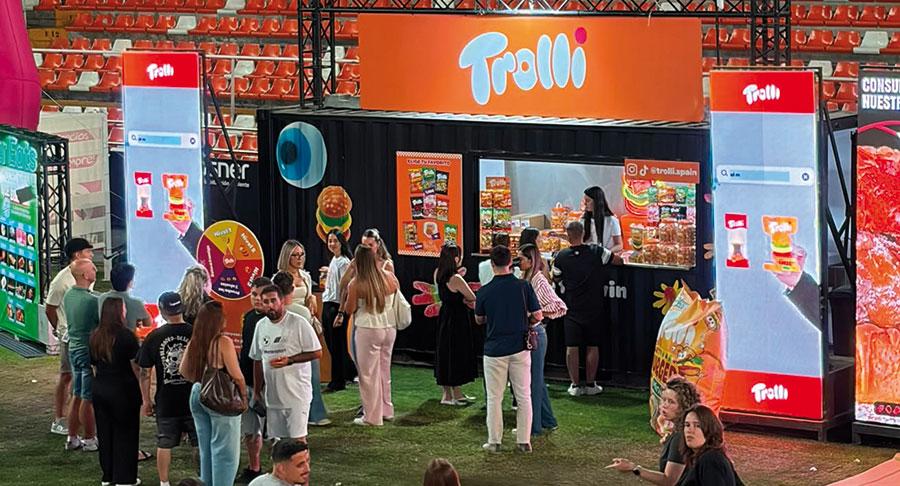 Trolli lleva sus golosinas a The Champions Burger Valencia 