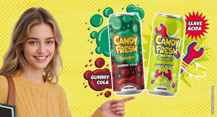 Candyfresh amplía su catálogo con bebidas inspirados en las “golosinas más virales”