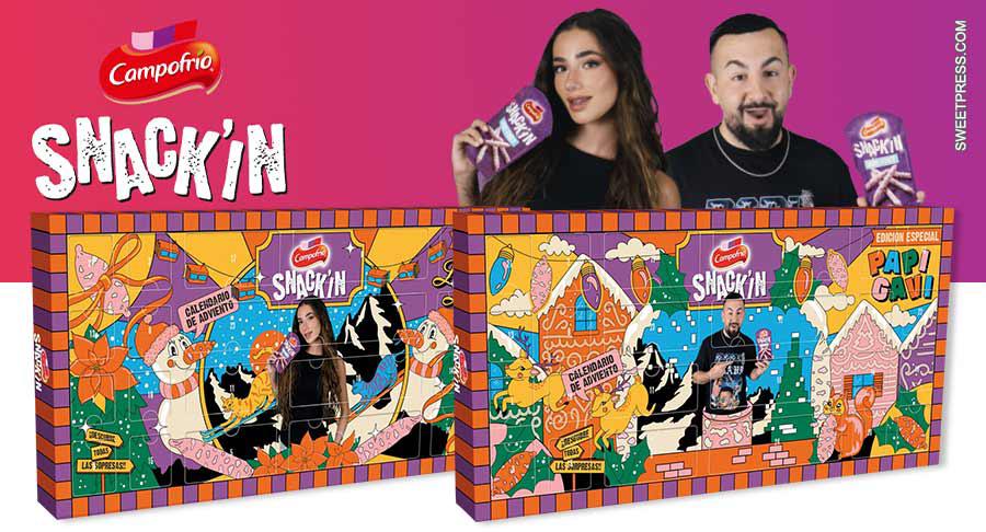 Lola Lolita y Papi Gavi, protagonistas del calendario de Adviento de Snack’IN