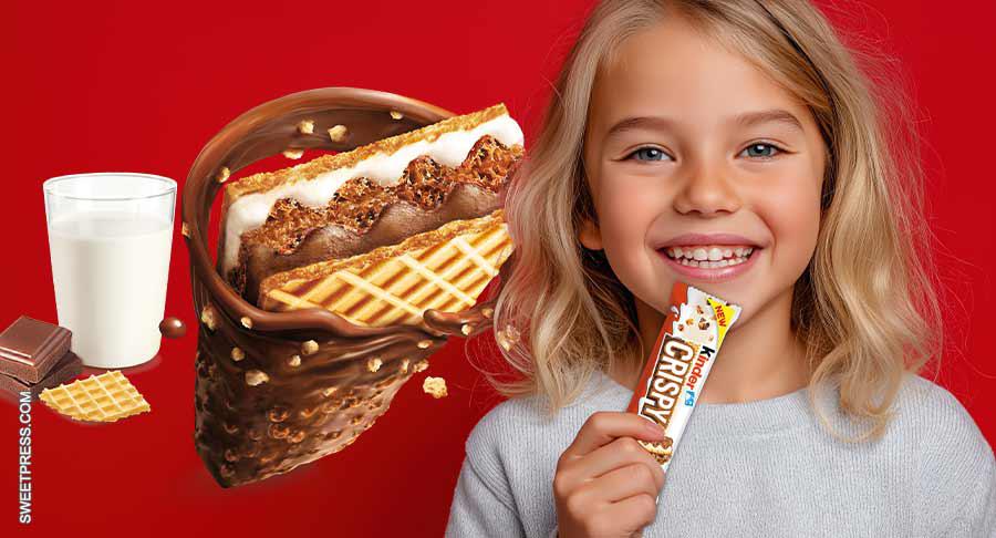 Ferrero redefine el momento del snack con Kinder Crispy
