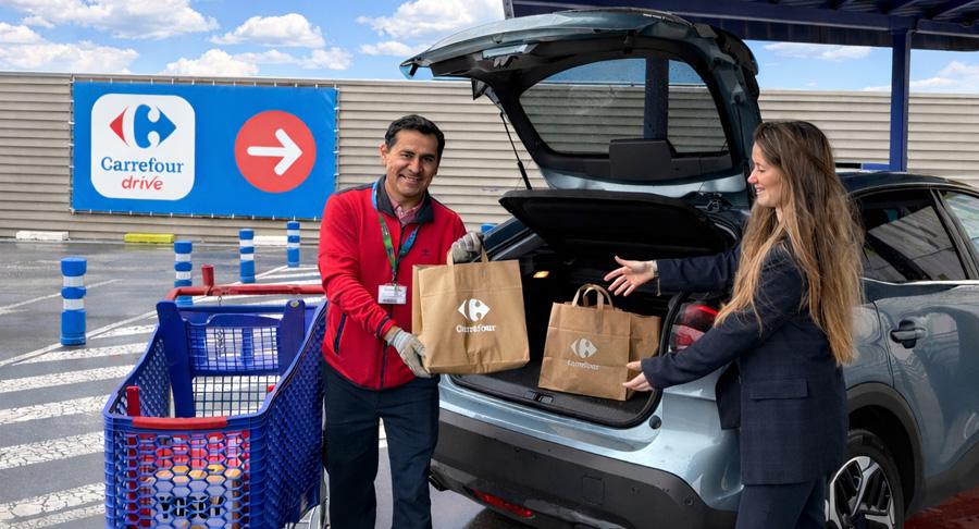 El servicio Drive de Carrefour crece un 23%