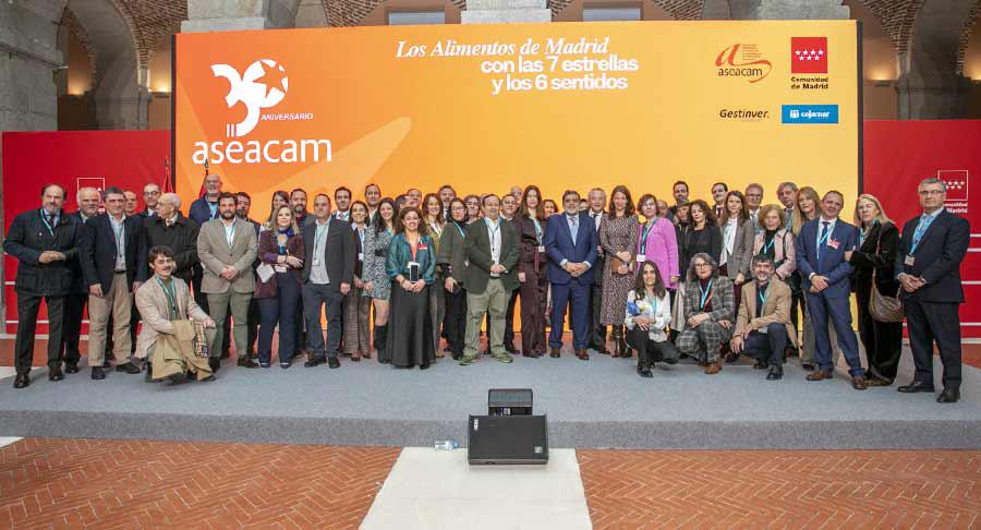 Aseacam cumple 30 años celebrando los Alimentos de Madrid con 7 estrellas y 6 sentidos