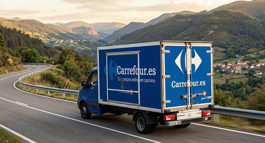 Carrefour ya llega al 90% de toda España y acelera su apuesta por el supermercado online