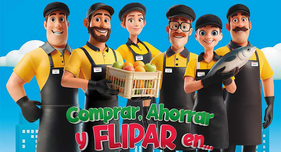 ’Comprar, ahorrar y flipar en Ahorramas’. La nueva campaña promocional centrada en el ahorro y el producto fresco