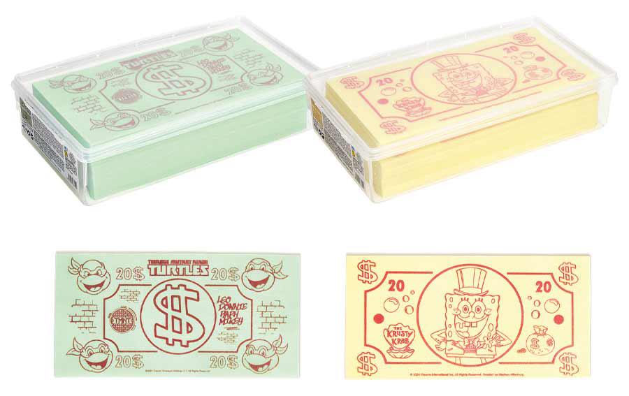 Billetes Oblea Bob Esponja y Tortugas Ninja, de Inter Dulces