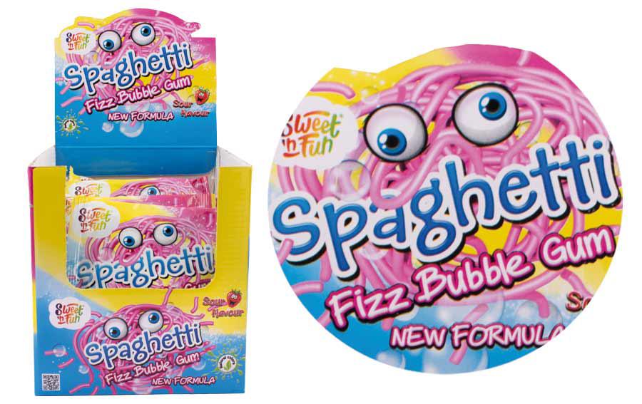 Spaghetti Fizz Bubble Gum, de Cool Candies