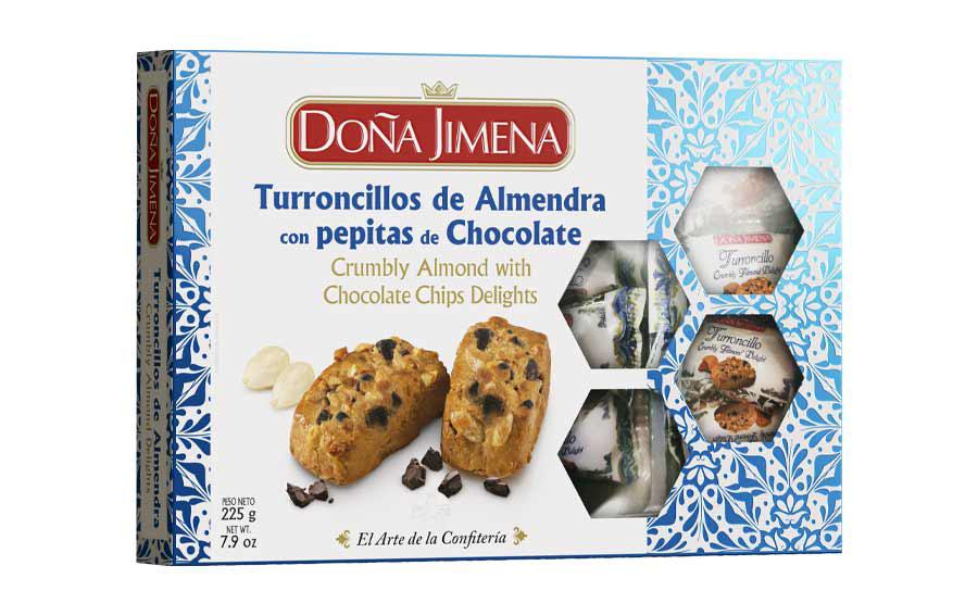 Turroncillos de Almendra con Pepitas de Chocolate, de Doña Jimena