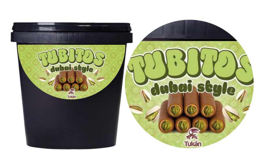 Tubitos Dubai Style, de Tukán Chocolates