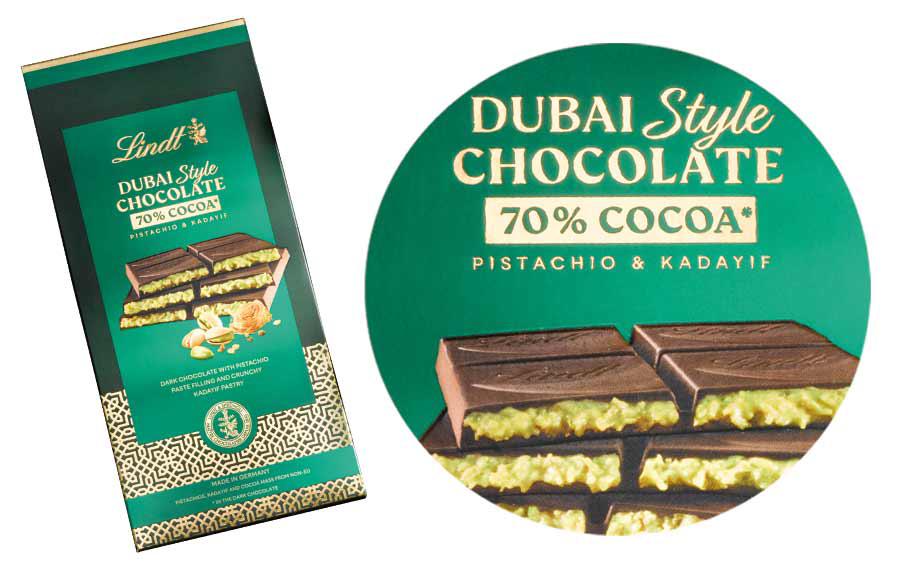 Lindt Dubai Style Chocolate 70% Cacao, de Lindt