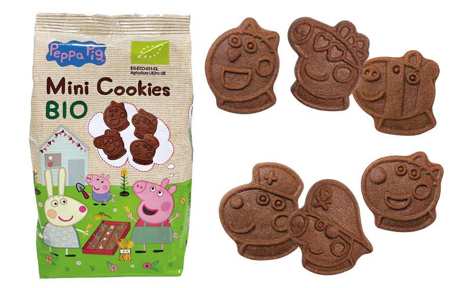 Mini cookies BIO Peppa Pig, de Hot Shots