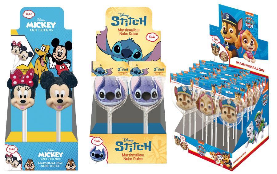 Marshmallow Lollipop Stitch/ Mickey and Friends/ Paw Patrol, de Dolci Preziosi